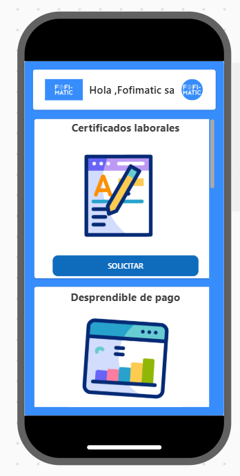 Aplicación móvil de la Intranet